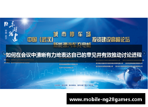 如何在会议中清晰有力地表达自己的意见并有效推动讨论进程